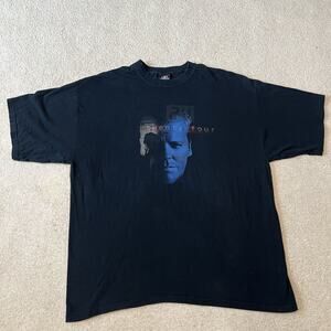 Vintage 24 TV Show T Shirt Kiefer Sutherland Jack Bauer Promo Y2K Black 2XL USA